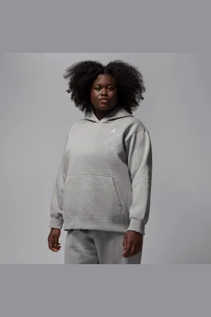 Nike Dámská mikina Jordan Brooklyn Fleece s kapucí (větší velikost)