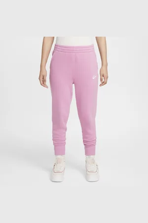 Nike Přiléhavé kalhoty Sportswear Club Fleece s vysokým pasem pro větší děti (dívky)