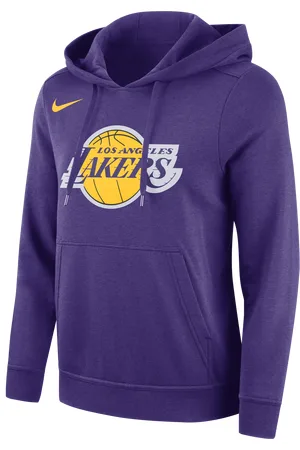 Nike Dámská flísová mikina NBA Los Angeles Lakers Club s kapucí