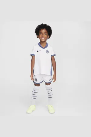 Nike Replika venkovní fotbalové trojdílné soupravy Inter Milán Stadium 2024/25 pro malé děti