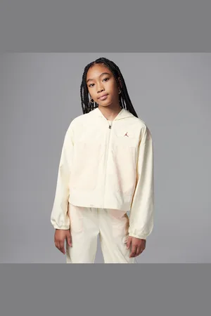 Nike Tkaná mikina Jordan Crafted Utility s kapucí a dlouhým zipem pro větší děti