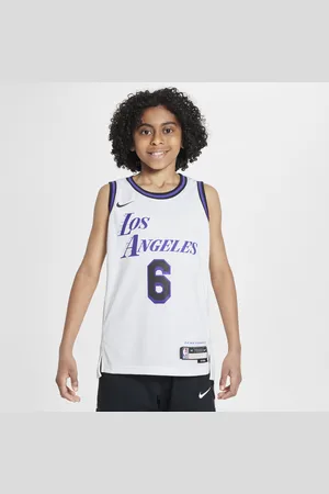 Nike Dres Dri-FIT NBA Swingman Lebron James Los Angeles Lakers City Edition pro větší děti
