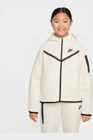 Nike Dívčí mikina s kapucí a dlouhým zipem Sportswear Tech Fleece