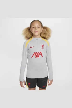 Nike Třetí fotbalové tréninkové tričko Dri-FIT Liverpool FC Strike pro větší děti