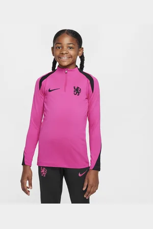 Nike Třetí fotbalové tréninkové tričko Dri-FIT Chelsea FC Strike pro větší děti