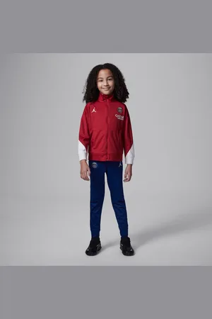 Nike Pleteninová fotbalová sportovní souprava Jordan Dri-FIT Paris Saint-Germain Strike pro malé děti, čtvrtá