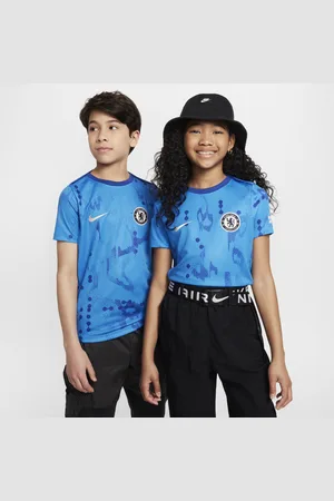 Nike Předzápasové fotbalové tričko Dri-FIT Chelsea FC Academy Pro s krátkým rukávem pro větší děti
