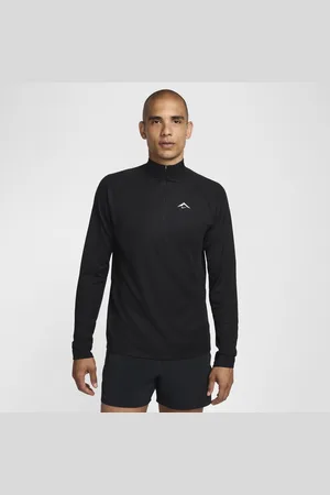 Nike Pánská střední vrstva Trail Dri-FIT s polovičním zipem