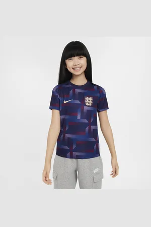 Nike Předzápasové fotbalové tričko Dri-FIT England Academy Pro pro větší děti s krátkým rukávem