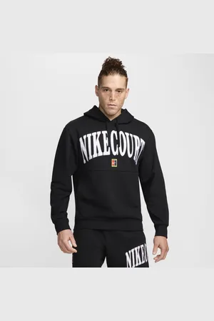 Nike Pánská flísová tenisová mikina Dri-FIT Court Heritage s kapucí