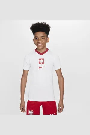 Nike Fotbalové tričko Dri-FIT Polsko 2024/25 s krátkým rukávem pro větší děti, domácí