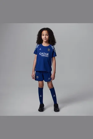 Nike Replika čtvrté fotbalové trojdílné soupravy Jordan Paris Saint-Germain 2025 Stadium pro malé děti