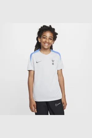 Nike Pleteninové fotbalové tričko Dri-FIT Tottenham Hotspur Strike s krátkým rukávem pro větší děti