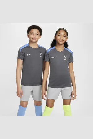 Nike Pleteninové fotbalové tričko Dri-FIT Tottenham Hotspur Strike s krátkým rukávem pro větší děti