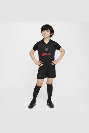 Nike Replika fotbalové 3dílné soupravy FC Barcelona Stadium 2024/25 pro malé děti, venkovní