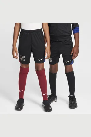 Nike Fotbalové pleteninové kraťasy Dri-FIT FC Barcelona Strike pro větší děti