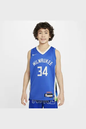 Nike Dres Dri-FIT NBA Swingman Janis Adetokunbo Milwaukee Bucks City Edition pro větší děti