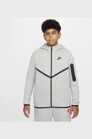 Nike Mikina Sportswear Tech Fleece s kapucí a zipem po celé délce pro větší děti (větší velikost)