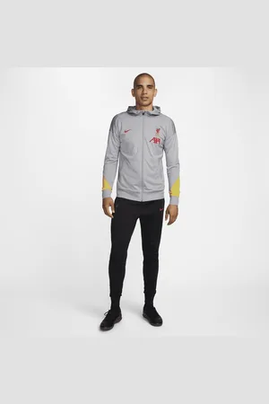Nike Pánská pleteninová fotbalová sportovní souprava Dri-FIT Liverpool FC Strike s mikinou s kapucí, třetí