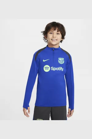 Nike Třetí fotbalové tréninkové tričko Dri-FIT FC Barcelona Strike pro větší děti