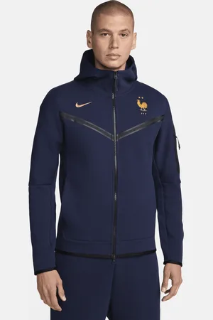 Nike Pánská fotbalová mikina FFF Tech Fleece Windrunner s kapucí a zipem po celé délce