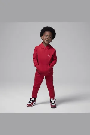 Nike Dvoudílná souprava Jordan MJ Brooklyn Fleece s mikinou s kapucí pro batolata