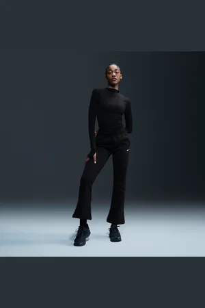 Nike Dámské kalhoty Sportswear Phoenix Fleece se středně vysokým pasem a rozšířeným střihem