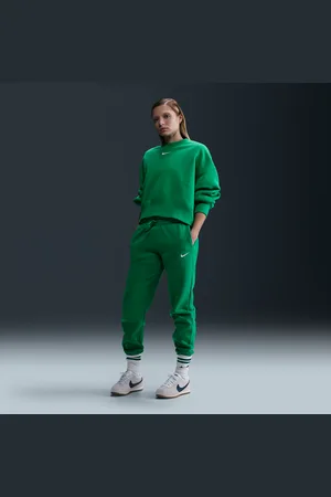 Nike Dámské tepláky Sportswear Phoenix Fleece se středně vysokým pasem