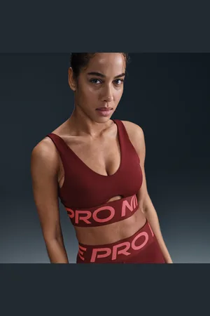 Nike Dámská sportovní podprsenka Pro Indy Plunge s vycpávkami a střední oporou