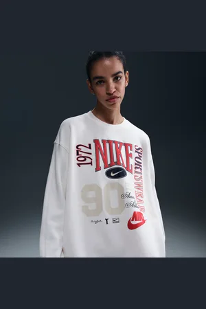 Nike Dámská volnější mikina Sportswear z francouzského froté s kulatým výstřihem