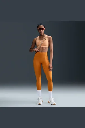 Nike Dámské legíny Universa v plné délce, s vysokým pasem, střední oporou a kapsami