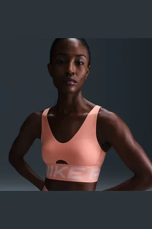 Nike Dámská sportovní podprsenka Pro Indy Plunge s vycpávkami a střední oporou