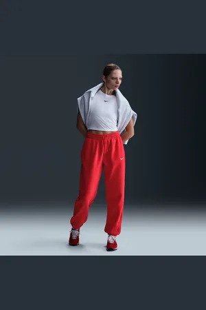 Nike Dámské volnější tepláky Sportswear Phoenix Fleece s vysokým pasem