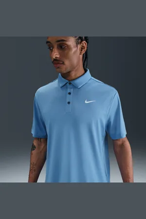 Nike Pánská jednobarevná golfová polokošile Dri-FIT Tour