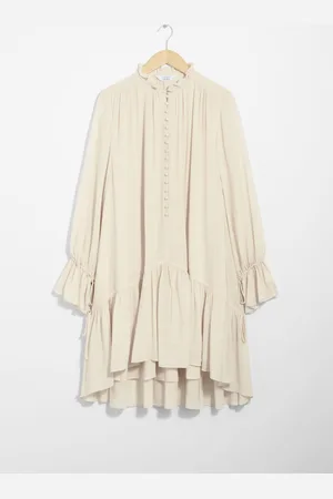 & OTHER STORIES Sheer Oversized Midi Dress