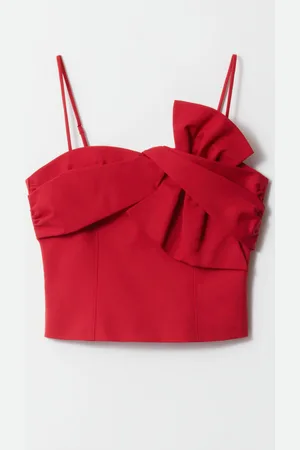 & OTHER STORIES Cropped Bow Top
