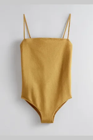 & OTHER STORIES Strappy Glitter Swimsuit