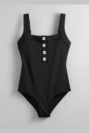 & OTHER STORIES Button-Detailed Swimsuit
