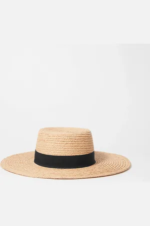& OTHER STORIES Grosgrain-Trimmed Raffia Hat