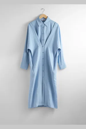 & OTHER STORIES Adjustable Shirt Midi Dress
