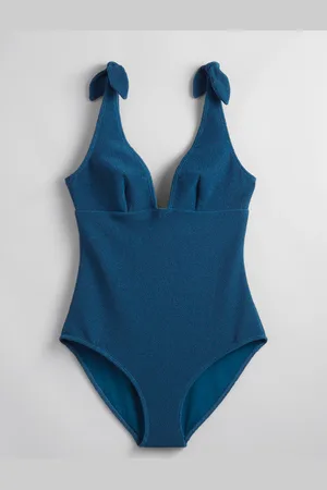 & OTHER STORIES Bow-Detailed Swimsuit