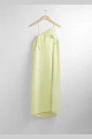& OTHER STORIES Asymmetric Slip Midi Dress