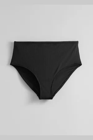 & OTHER STORIES Ribbed High-Waist Bikini Bottoms