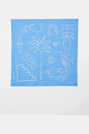 & OTHER STORIES Embroidered Cotton-Voile Scarf