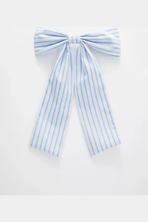 & OTHER STORIES Striped Bow Hair-Clip