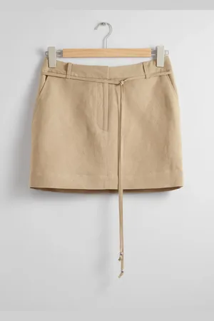 & OTHER STORIES Silk-Blend Mini Skirt