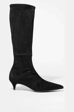 & OTHER STORIES Stretch-Suede Knee Boots