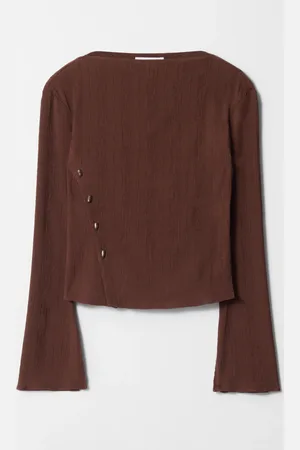 & OTHER STORIES Boat-Neck Flared-Sleeve Top