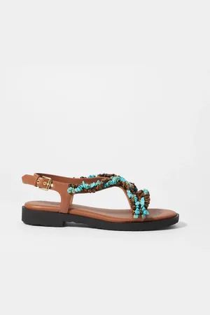 & OTHER STORIES Beaded Leather Sandals