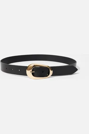 & OTHER STORIES Oval-Buckle Leather Belt
